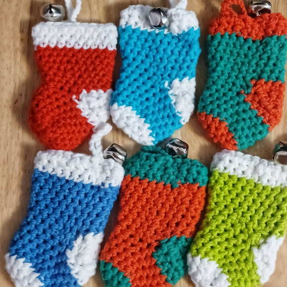 Deep Blue Sock Christmas Ornament - Picture 2 of 2